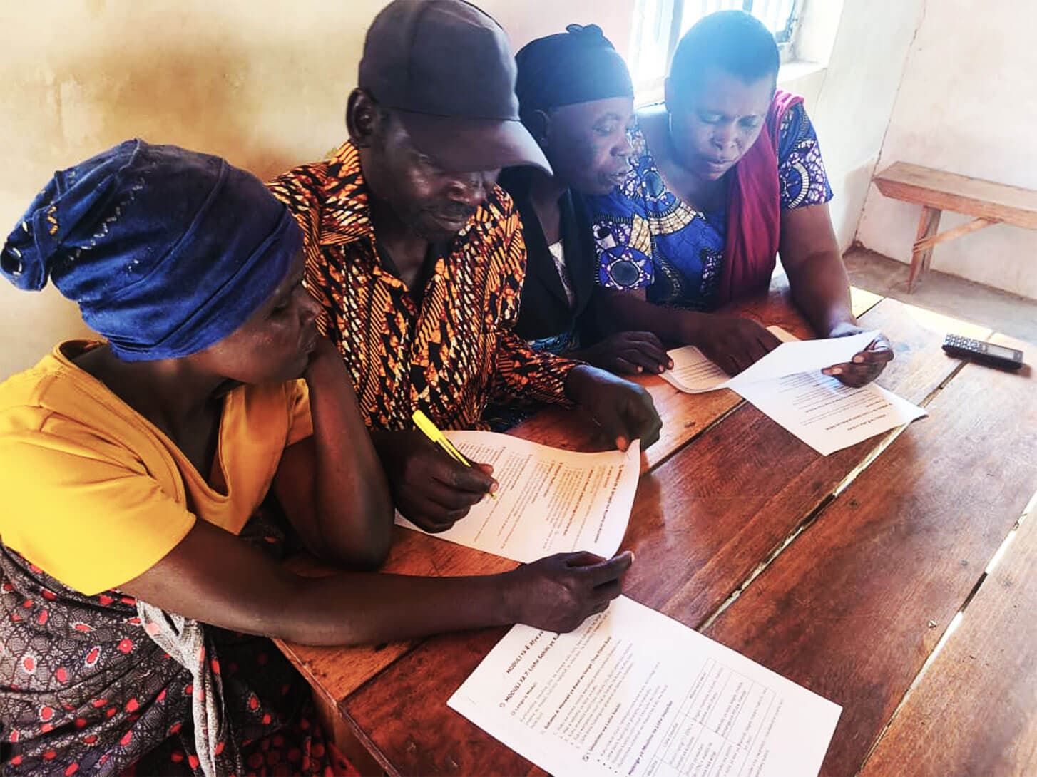 Woman harvesting vegetables